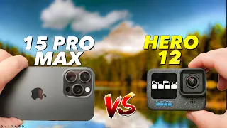 iPhone 15 Pro Max vs GoPro Hero 12 Camera Comparison