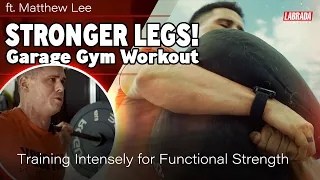 How to: Garage Home Gym Leg Day Workout with Matt Lee