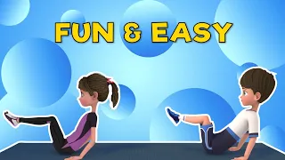 FUN & EASY CORE EXERCISES FOR KIDS | Kids Exercise