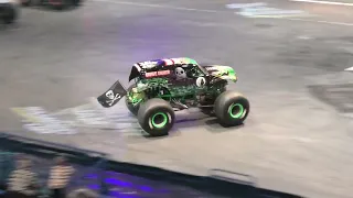 Monster Jam Ramped Up (GRAVE DIGGER) from the Utilita Arena in Birmingham UK 🇬🇧  31st March 2024