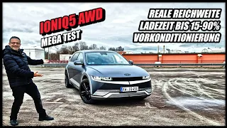 Hyundai Ioniq5 AWD Mega Test & Erfahrungsbericht nach 26 Tkm Reichweite Ladezeit Effizienz