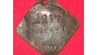 WOW -  Metal detecting a rare SLAVE TAG in South Carolina