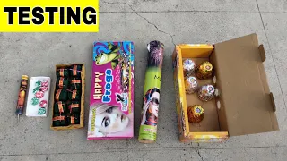 Testing Different Types of Fireworks Stash 2020 || New & Unique type of Firecrackers || Kartik's Lab