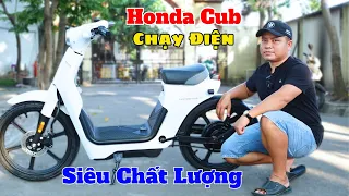 Honda Cub E 2024 Siêu Chất - Chạy Điện Giá Mới 4/2024 | Thắng biker