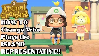 Animal Crossing Changing the PLAYER of the Island REPRESENTATIVE Badly.