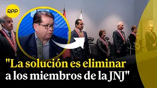 Los miembros de la JNJ deben ser removidos, indica el abogado Julio Rodríguez