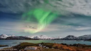 Над Норвегией появились небесные волны   Погода