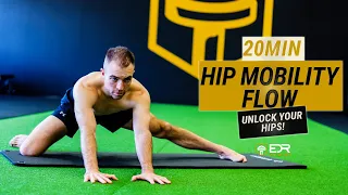 20 Minute Hip Mobility Follow Along Workout! // Unlock Your Hips!