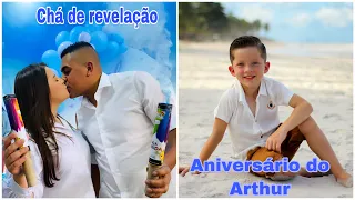 O aniversário do meu neto e o chá de revelação da minha sobrinha