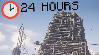 I Survived 24 Hours in 2b2t.