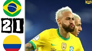 Brazil vs Colombia 2−1 - Extеndеd Hіghlіghts & All Gоals 2021 HD