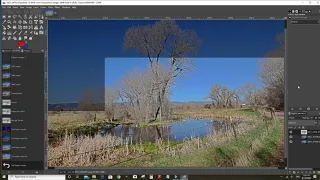 How To 3 Minute Landscape Photo Edit in Gimp Make it Pop 2020