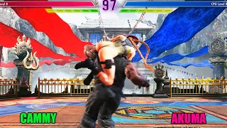 Classic Cammy vs Akuma - Street Fighter 6