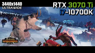 Total War: Warhammer III - RTX 3070 Ti & i7-10700K | Max Settings 3440x1440