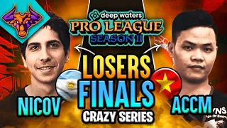 NICOV vs ACCM LOSERS FINALS - for spot in GRAND FINAL Deep Waters League