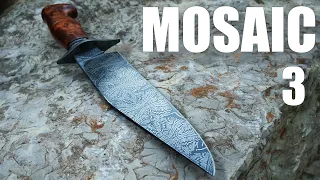 Forging A Mosaic Damascus Knife. Part 3.