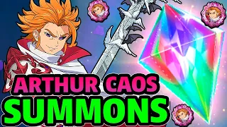 MAIS DE 1000 DIAMANTES! SUMMONS ATRÁS DO FESTIVAL ARTHUR DO CAOS!  The Seven Deadly Sins Grand Cross