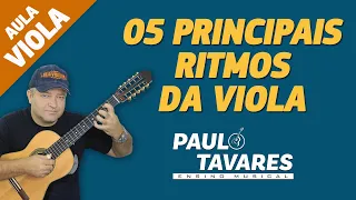 Aula de Viola Caipira Para Iniciantes - OS CINCO (05) RITMOS PRINCIPAIS DA VIOLA | Paulo Tavares