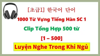 [1- 500] Video Tổng Hợp 1000 Từ Vựng Tiếng Hàn Sơ Cấp 1