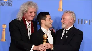 Rami Malek Dedicates Award to Freddie Mercury