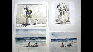 EXTREME BEGINNERS - Developing a Watercolor Painting Process that will work well for You!