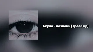 Акула - позвони [speed up]. Позвони, расскажи как ты без меня)