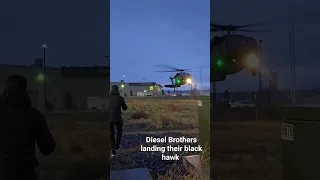 Diesel Brothers landing the black hawk last night #automobile #aviation #dieseldave