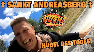 HEFTIG RODELBAAN ONGELUK OP SANKT ANDREASBERG!!! (DE HEUVEL DES DOODS)