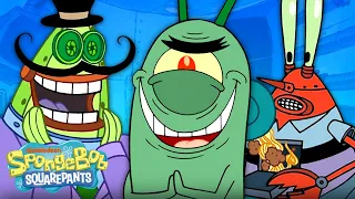 Every Plankton Disguise Ever! 🎭 | SpongeBob