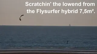 Flysurfer Hybrid 7,5m² light wind session