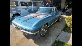 1965 CORVETTE COUPE FOR SALE *Barn Find* 327/365HP 4sp. No Wrecks 83k orig miles