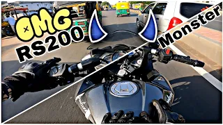 Pulsar RS 200 bs7  2023 🔥🔥 First ride impression💞😍😍  Rs200 ride review #ansshworld