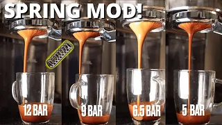 You Won't Believe the Difference: 9, 6.5 & 5 Bar OPV Mod with Flow Rates for Gaggia Classic Pro