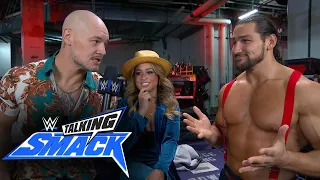 Naomi, The Usos, and Corbin & Moss reflect on a wild SmackDown: Talking Smack, Jan. 7, 2022