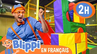 Blippi au parc de jeux couvert (Kinderland) | Blippi en français | Vidéos éducatives pour enfants