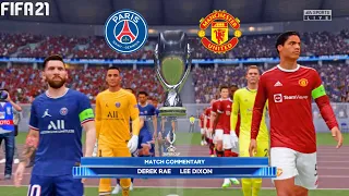 FIFA 21 | PSG vs Manchester United - ft Messi, Varane UEFA Super Cup - Full Gameplay