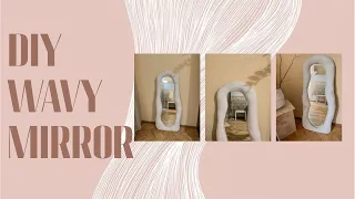 DIY WAVY MIRROR / ASYMMETRIC POND MIRROR - #diymirror