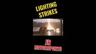 Lightning Strikes Truck and sparks fly! #shorts