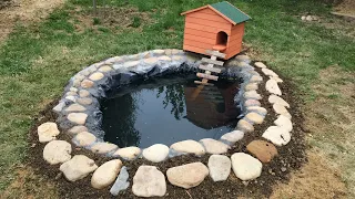 Como hacer un estanque bonito ,fácil  y económico.