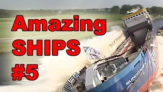 AMAZING Ships launch #5 of 2017 - Крутые спуски кораблей на воду