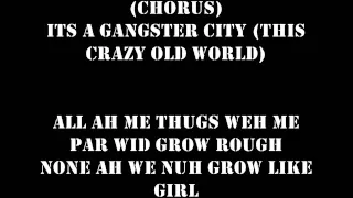 Popcaan - Gangster City (LYRICS) (Follow @DancehallLyrics )