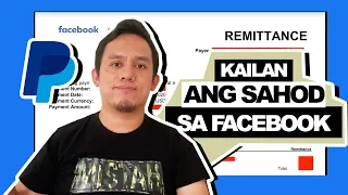 Facebook Earnings Payout - Sahod sa Facebook TAGALOG