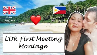 OUR FIRST MEETING AFTER 9 MONTHS LDR + TRAVEL MONTAGE| British-Filipina Couple| PART 1