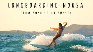 Longboarding Noosa - from sunrise to sunset.