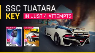 Asphalt 9 SSC TUATARA Key Packs - Winning The KEY In Just 40 Packs