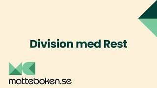 Division med Rest - Matte