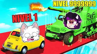 GTA5: COCHE NOOB 💩 Vs COCHE HACKER 😎 CARA a CARA con FRANCISCO KPLAY y RABBITO