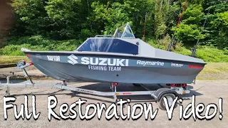 SALVAGE Boat Restoration Video Start to Finish