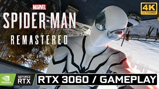 Marvel's Spider-man Remastered | PC Gameplay + Benchmark | RTX 3060 | 4K / 2160p