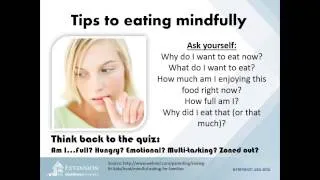 How to be a Mindful Eater